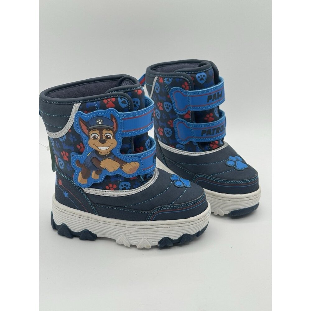PAW PATROL Winter Toddler Boys Lights Up Winter Boots, Size 7 - Picture 6 of 11